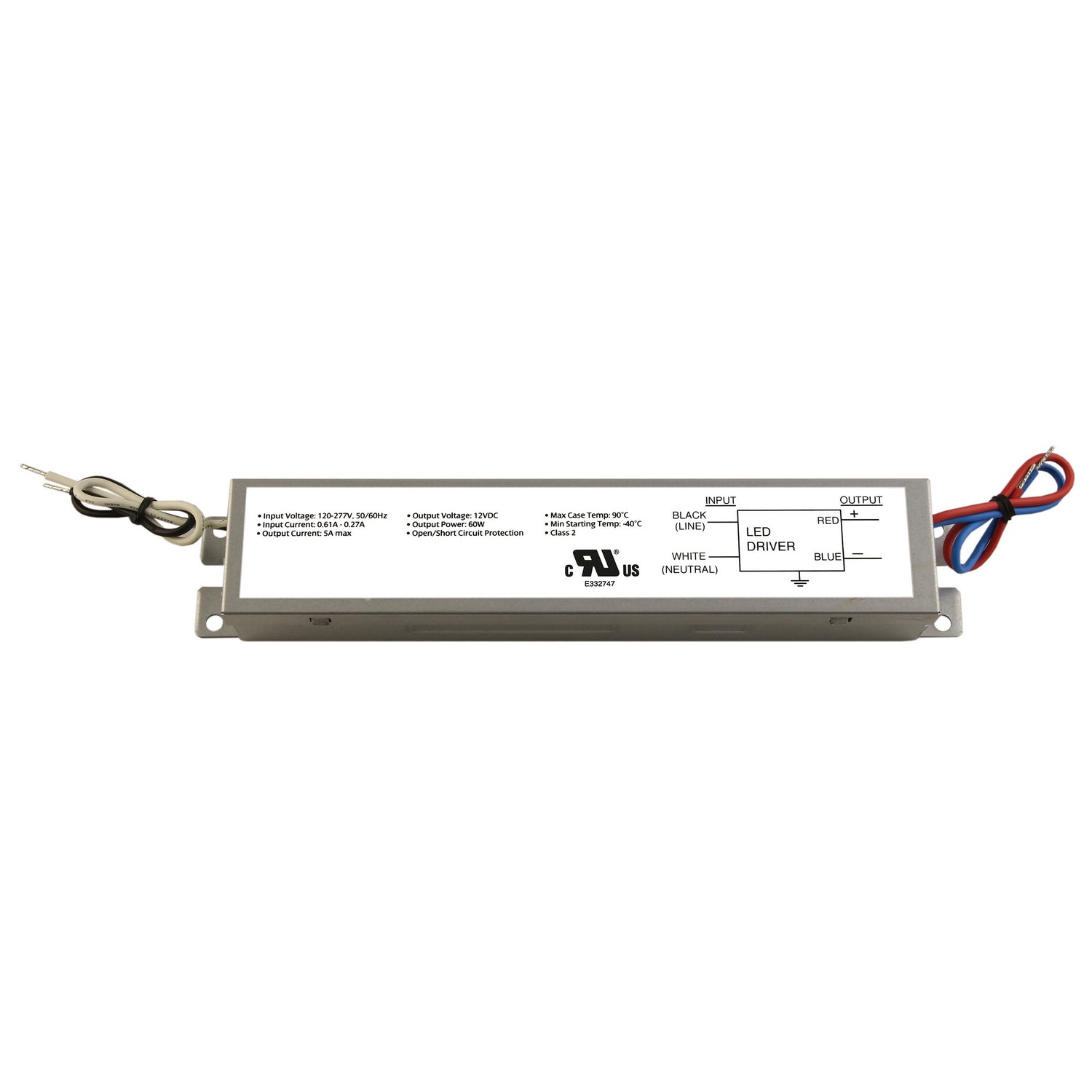 Diode LED - DI-DV-12V60W-277 - 12V DC Constant Voltage Driver