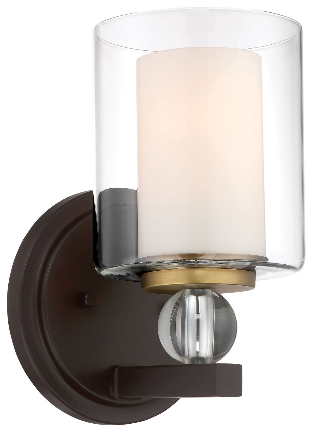 Minka-Lavery - 3071-416 - One Light Bath - Studio 5 - Painted Bronze w/Natural Brushed Brass