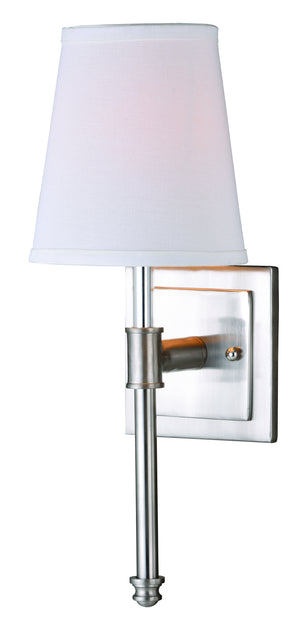 Vaxcel - W0247 - One Light Vanity - Ritz - Satin Nickel