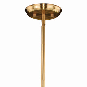Vaxcel - H0180 - Nine Light Chandelier - Kedzie - Natural Brass