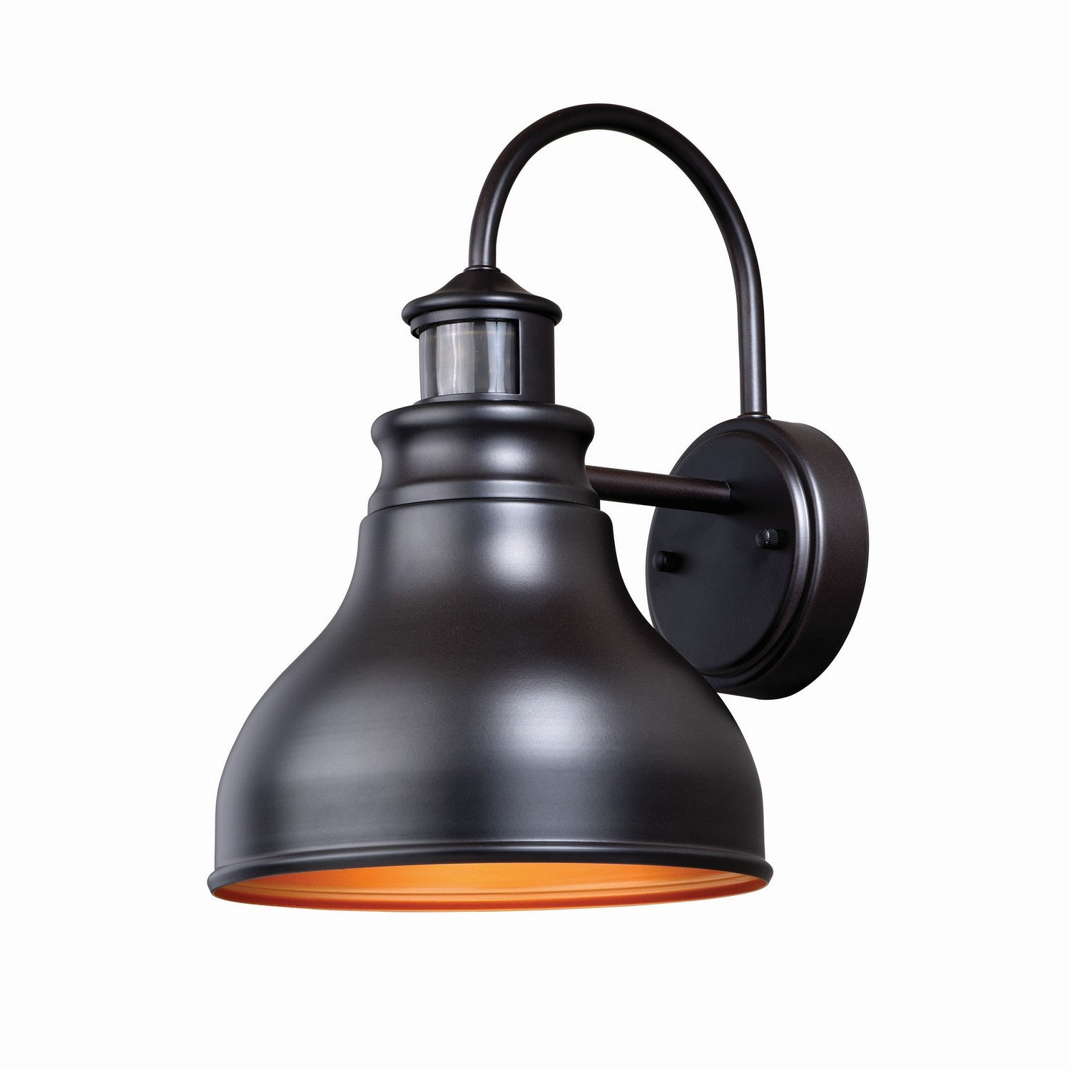 Vaxcel - T0259 - One Light Motion Sensor Outdoor Wall Light - Delano - Oil Burnished Bronze/Light Gold