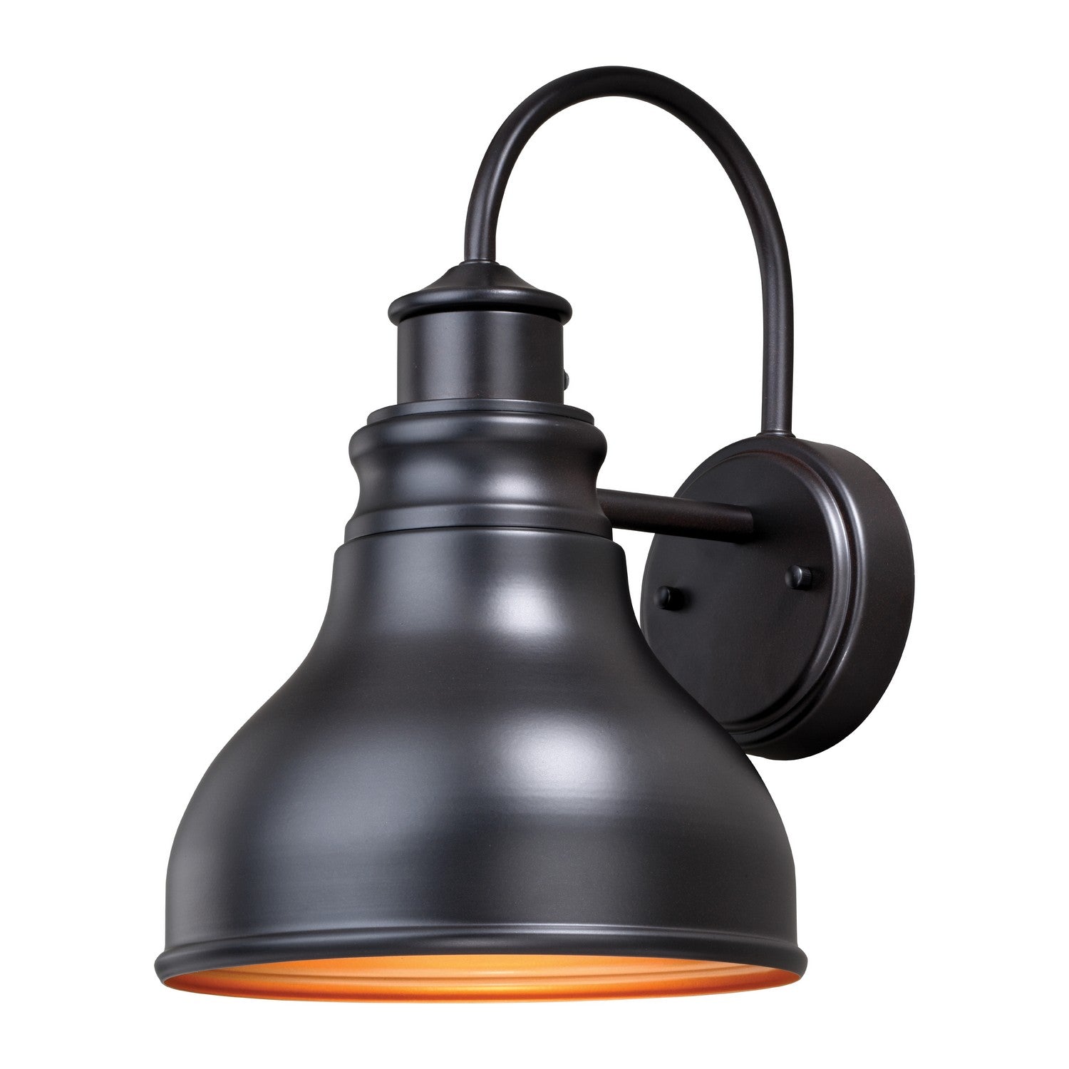 Vaxcel - T0316 - One Light Outdoor Wall Mount - Delano - Oil Burnished Bronze/Light Gold