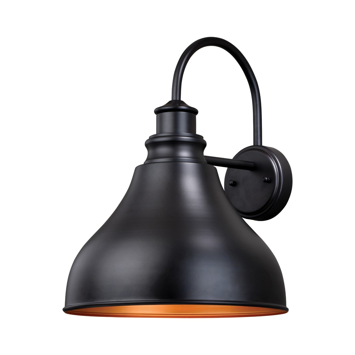 Vaxcel - T0319 - One Light Outdoor Wall Mount - Delano - Oil Burnished Bronze/Light Gold