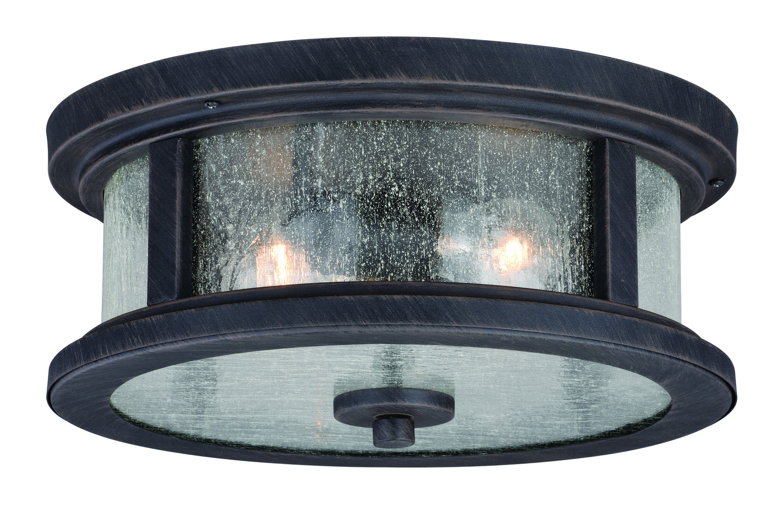 Vaxcel - T0290 - Two Light Outdoor Flush Mount - Cumberland - Rust Iron