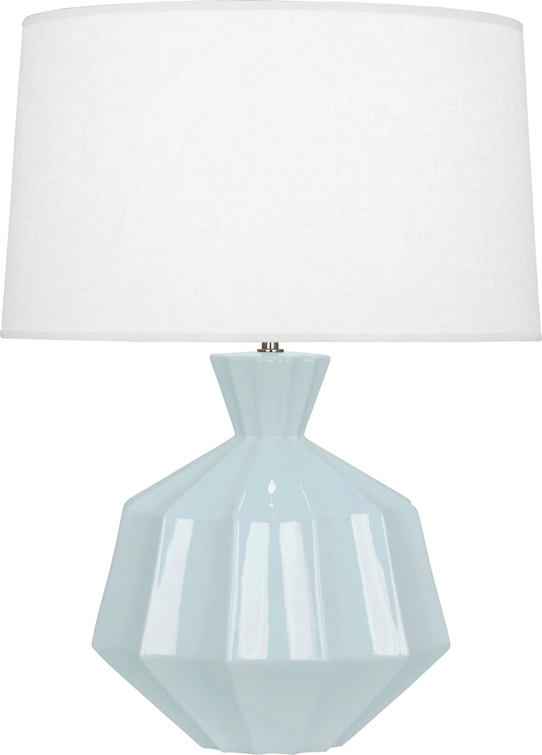 Robert Abbey - BB999 - One Light Table Lamp - Orion - Baby Blue Glazed Ceramic