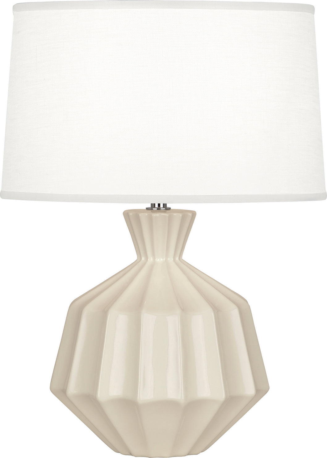 Robert Abbey - BN989 - One Light Accent Lamp - Small Orion - Bone Glazed Ceramic