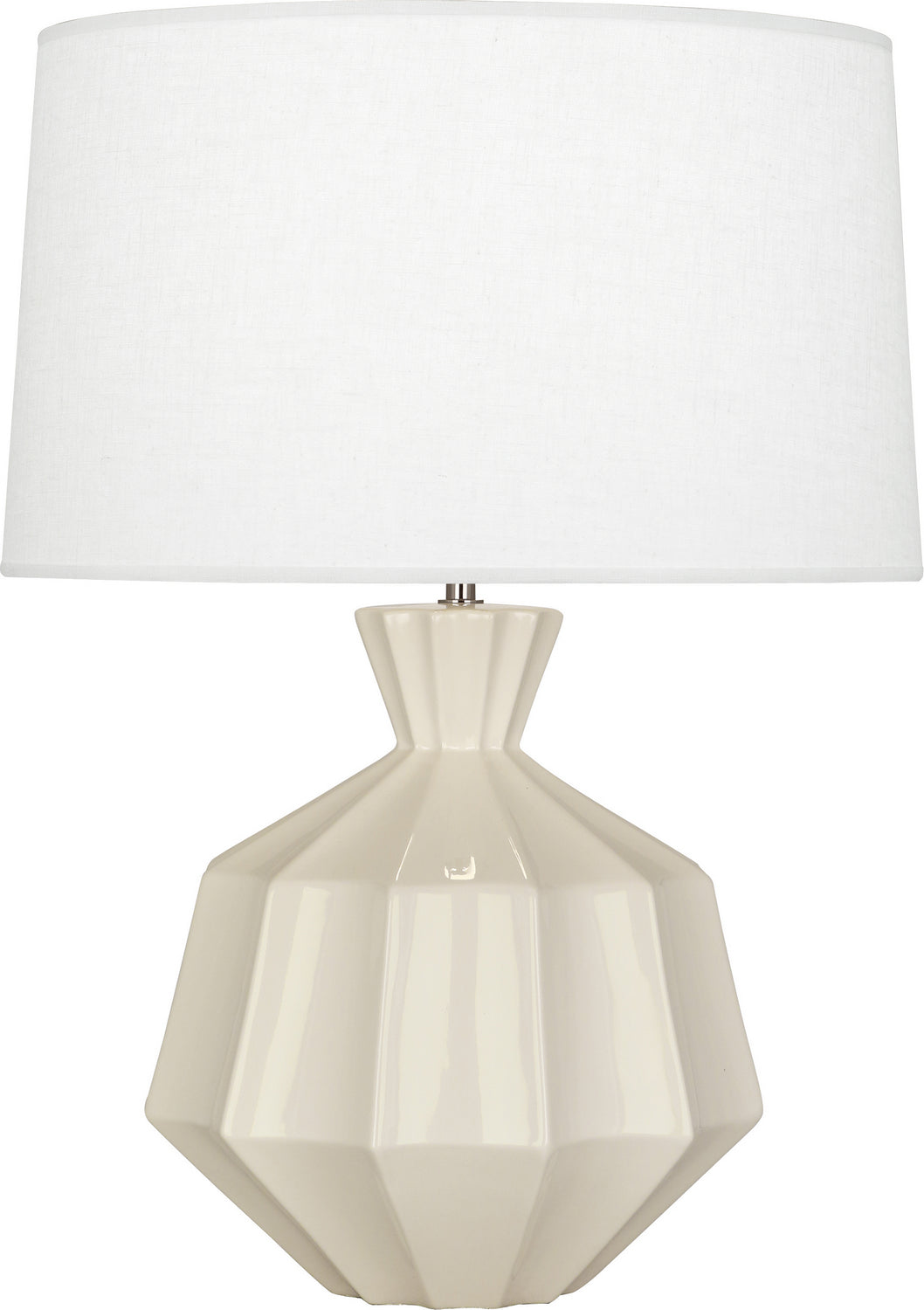 Robert Abbey - BN999 - One Light Table Lamp - Orion - Bone Glazed Ceramic