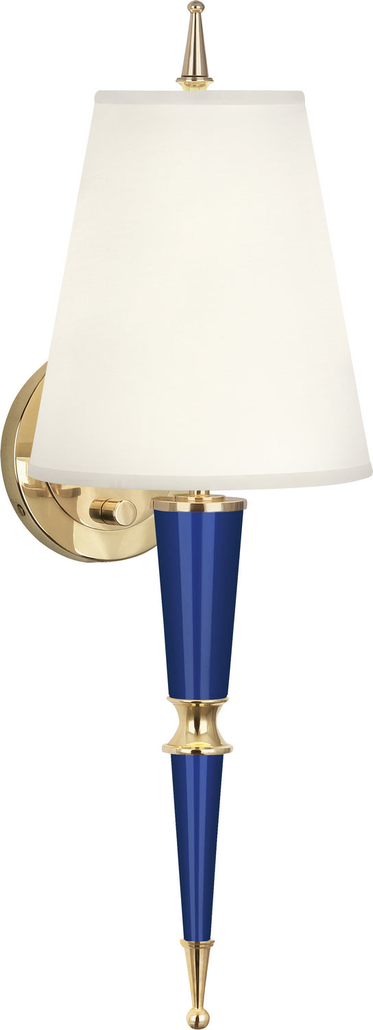 Robert Abbey - C903X - One Light Wall Sconce - Jonathan Adler Versailles - Navy Lacquered Paint w/Modern Brass