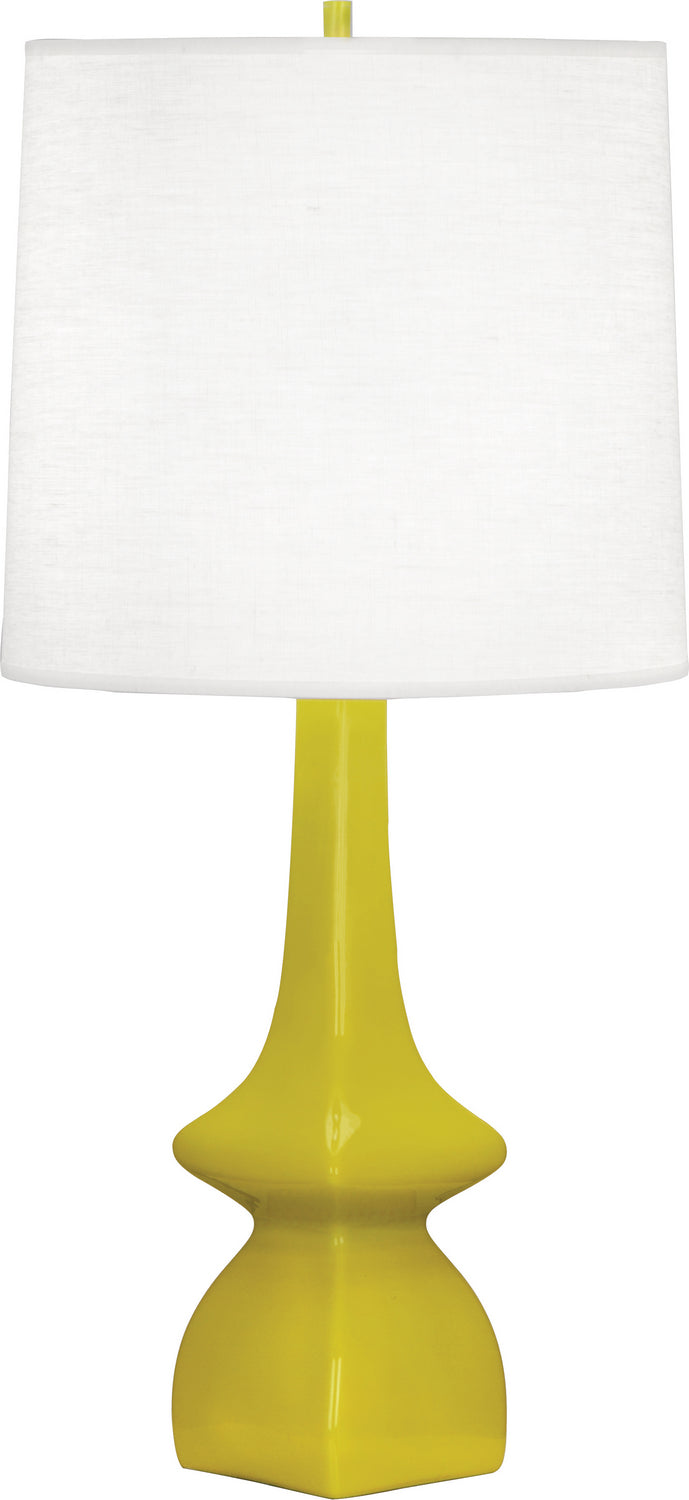 Robert Abbey - CI210 - One Light Table Lamp - Jasmine - CITRON GLAZED CERAMIC