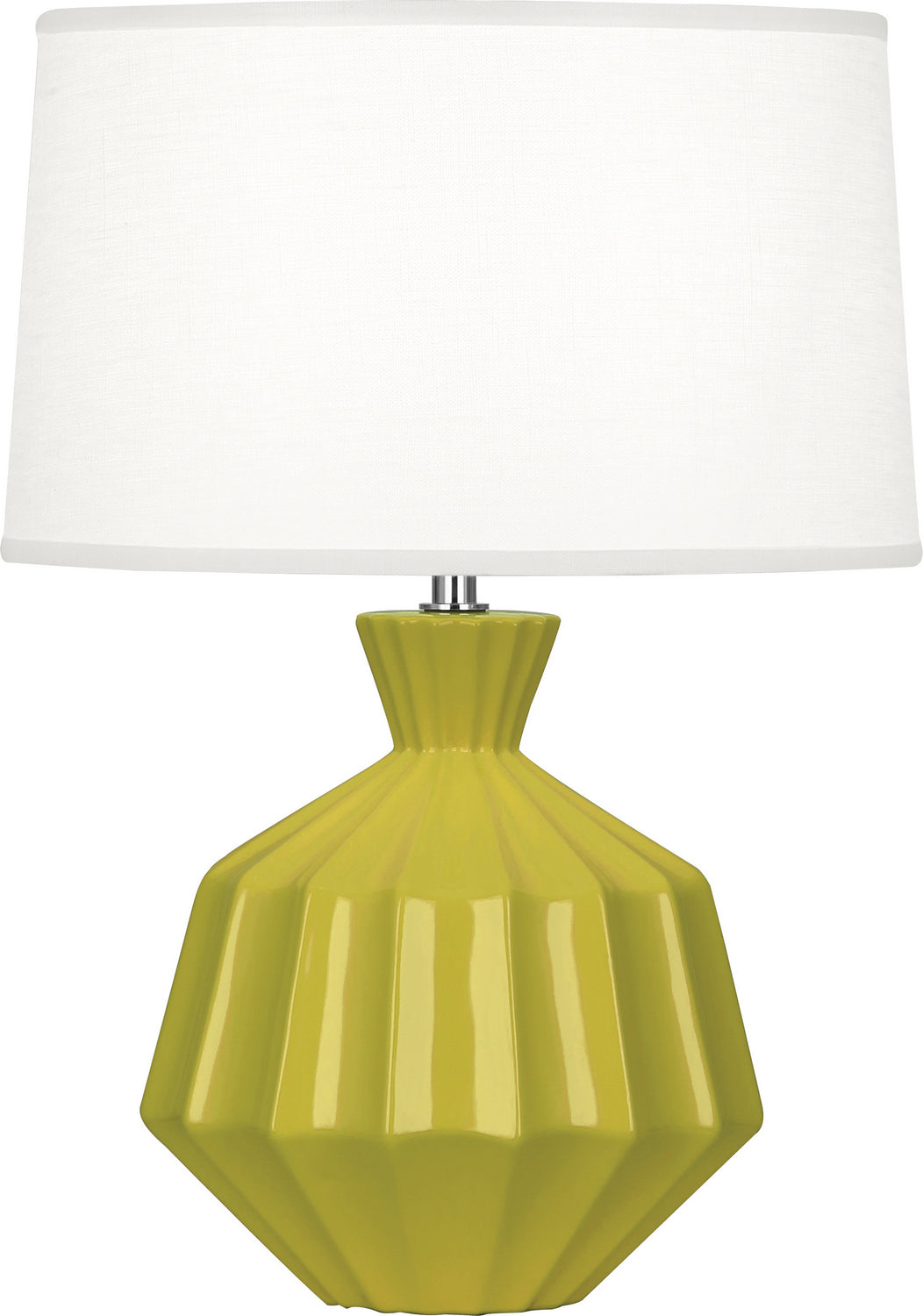 Robert Abbey - CI989 - One Light Accent Lamp - Small Orion - Citron Glazed Ceramic