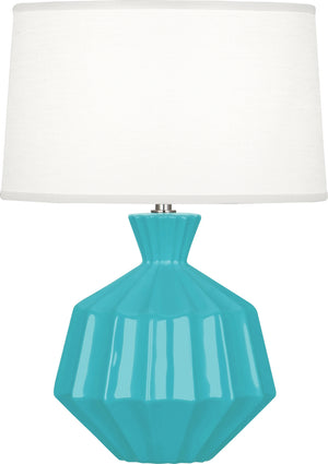 Robert Abbey - EB989 - One Light Accent Lamp - Orion - Egg Blue Glazed Ceramic