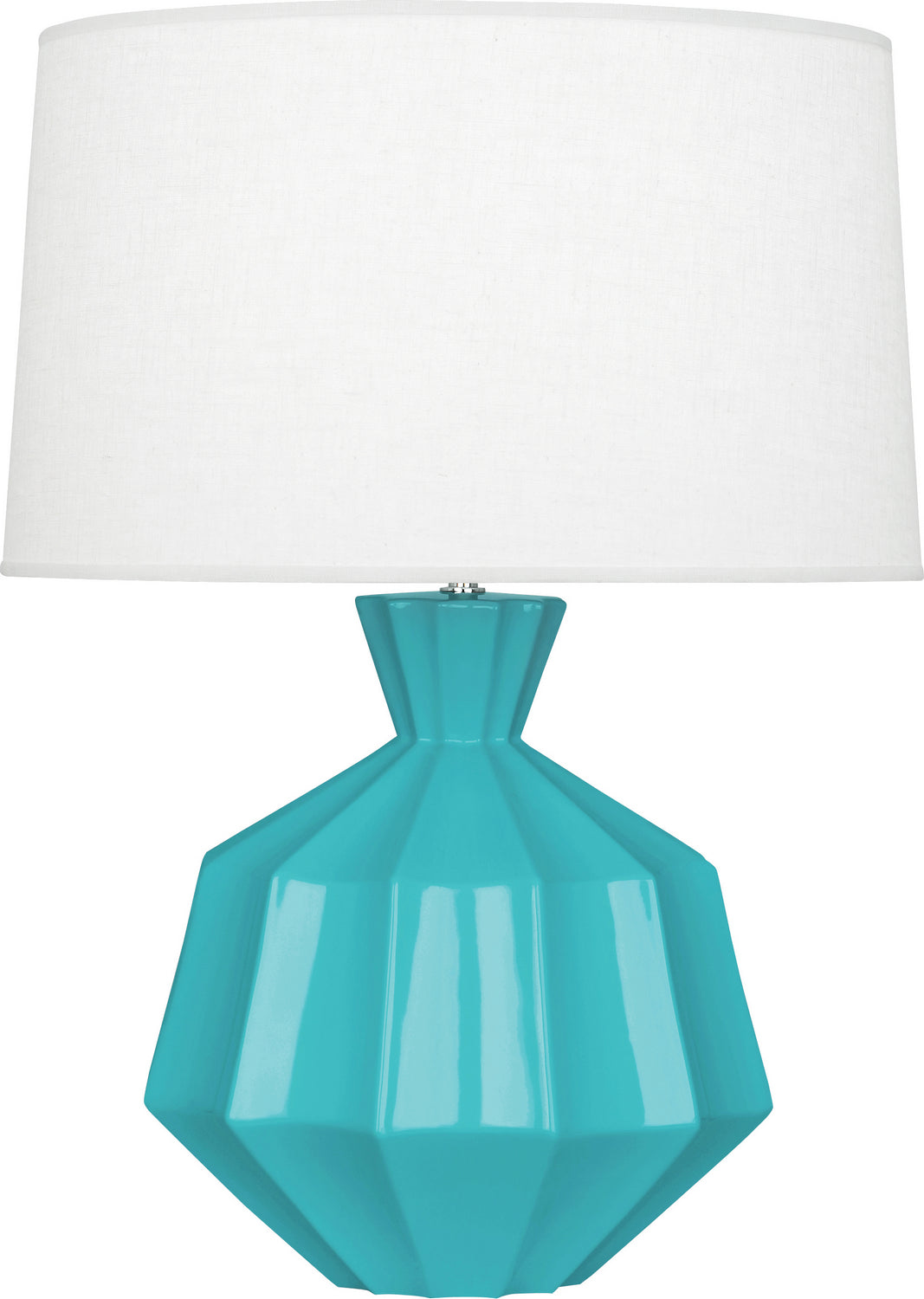 Robert Abbey - EB999 - One Light Table Lamp - Orion - Egg Blue Glazed Ceramic