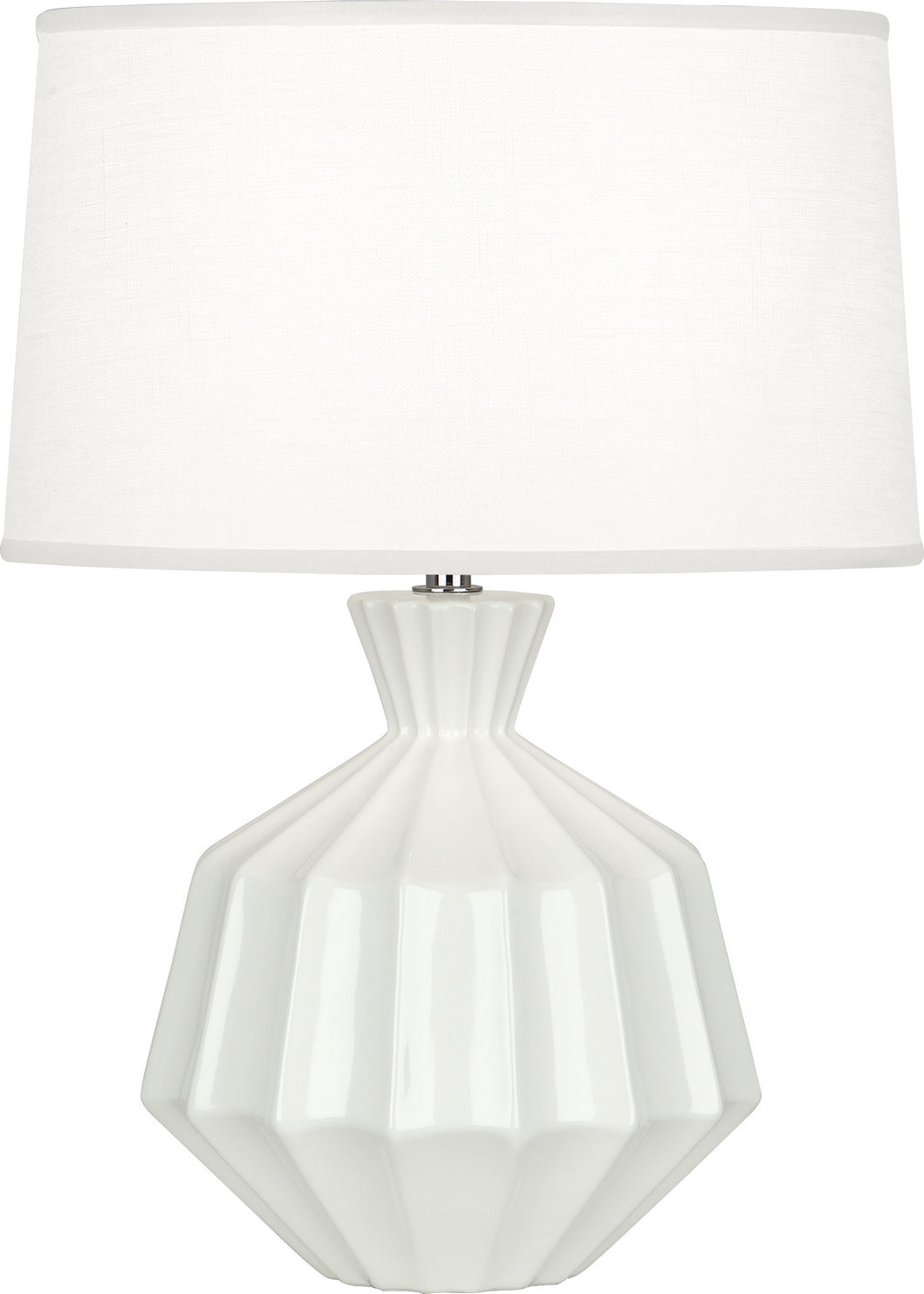 Robert Abbey - LY989 - One Light Accent Lamp - Small Orion - Lily Glazed Ceramic