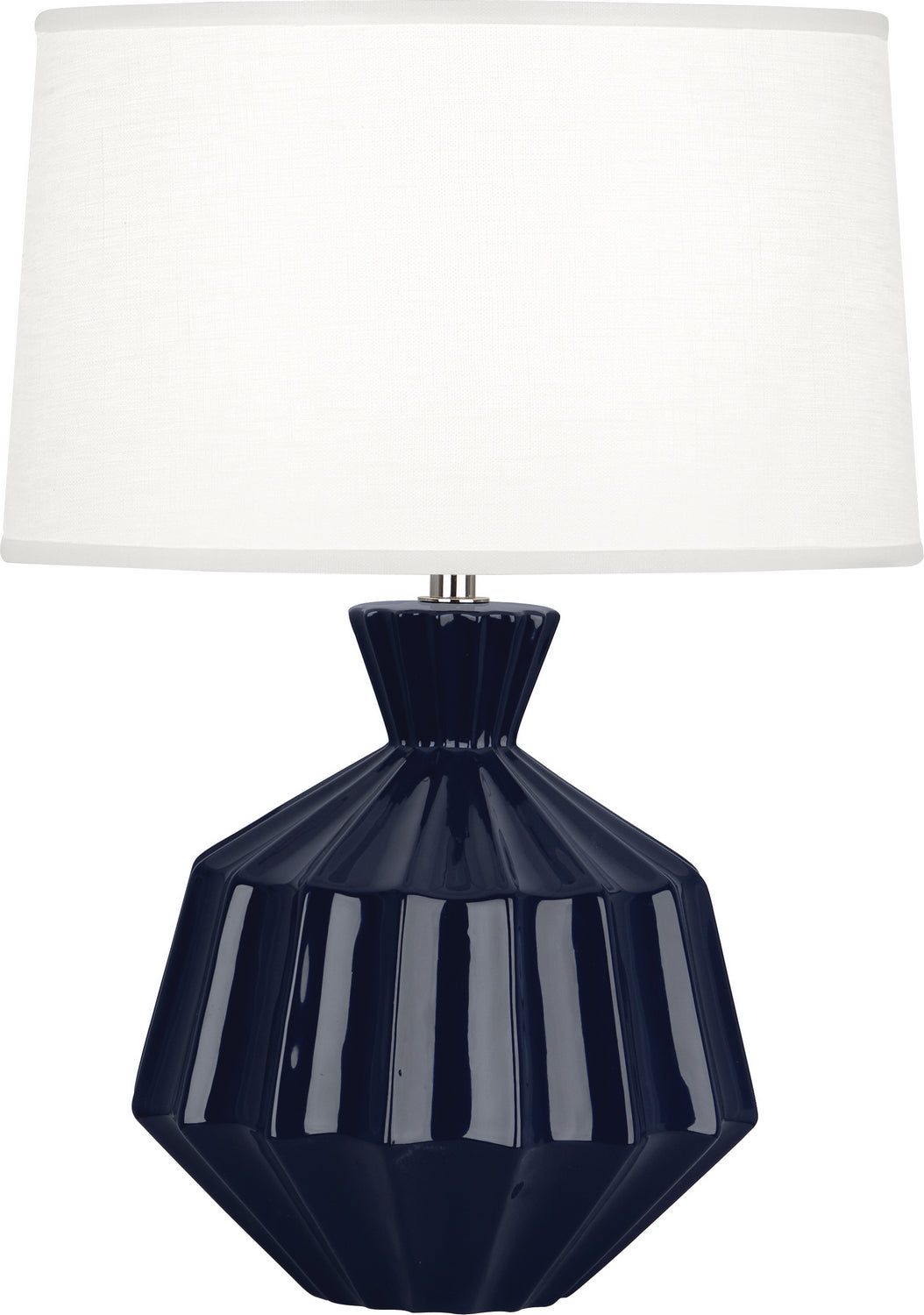 Robert Abbey - MB989 - One Light Accent Lamp - Orion - Midnight Blue Glazed Ceramic