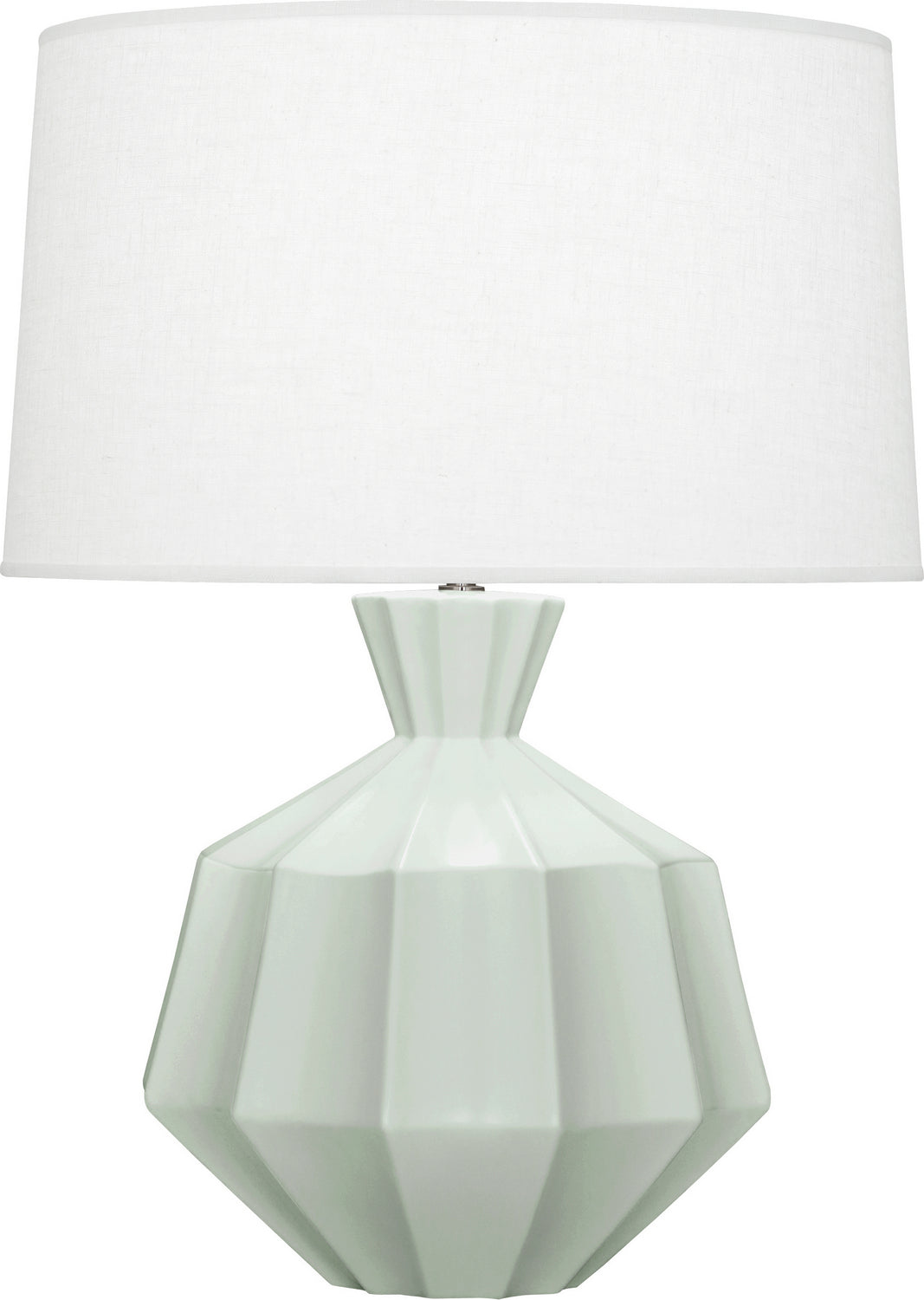 Robert Abbey - MCL17 - One Light Table Lamp - Orion - Matte Celadon Glazed Ceramic