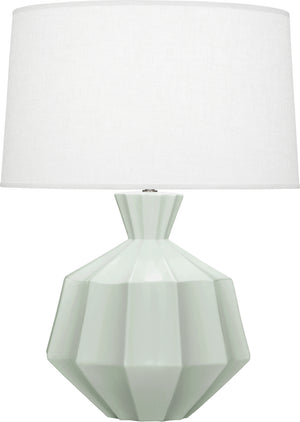 Robert Abbey - MCL17 - One Light Table Lamp - Orion - Matte Celadon Glazed Ceramic