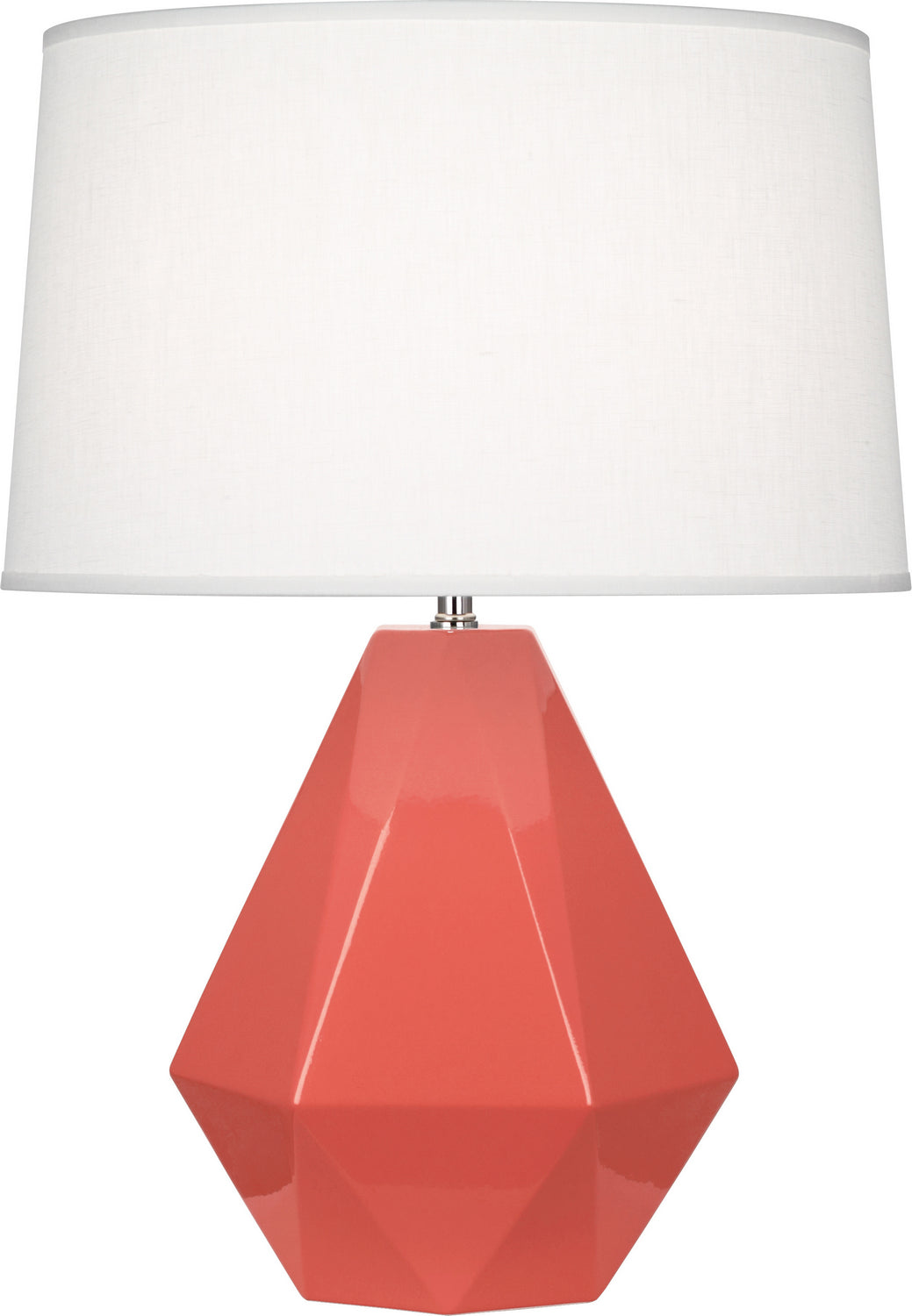 Robert Abbey - ML930 - One Light Table Lamp - Delta - Melon Glazed Ceramic