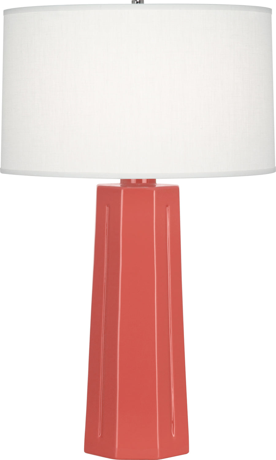 Robert Abbey - ML960 - One Light Table Lamp - Mason - Melon Glazed Ceramic