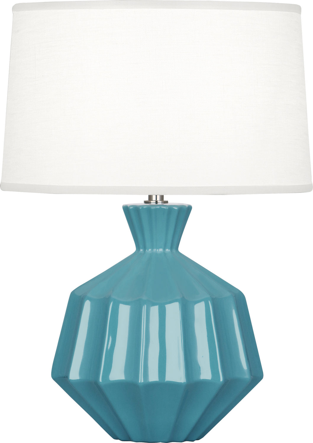 Robert Abbey - OB989 - One Light Accent Lamp - Orion - Steel Blue Glazed Ceramic