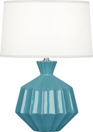 Robert Abbey - OB989 - One Light Accent Lamp - Orion - Steel Blue Glazed Ceramic