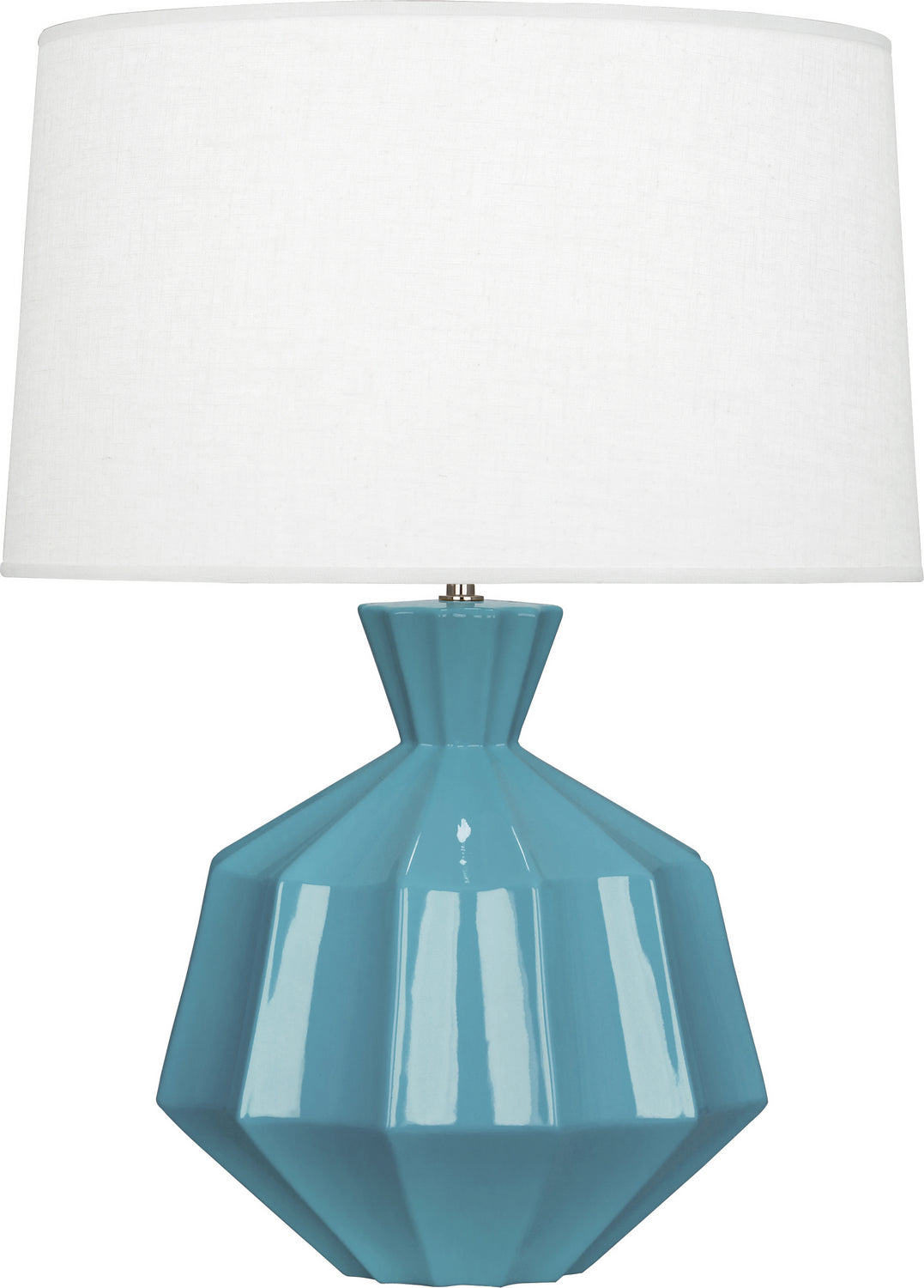 Robert Abbey - OB999 - One Light Table Lamp - Orion - Steel Blue Glazed Ceramic