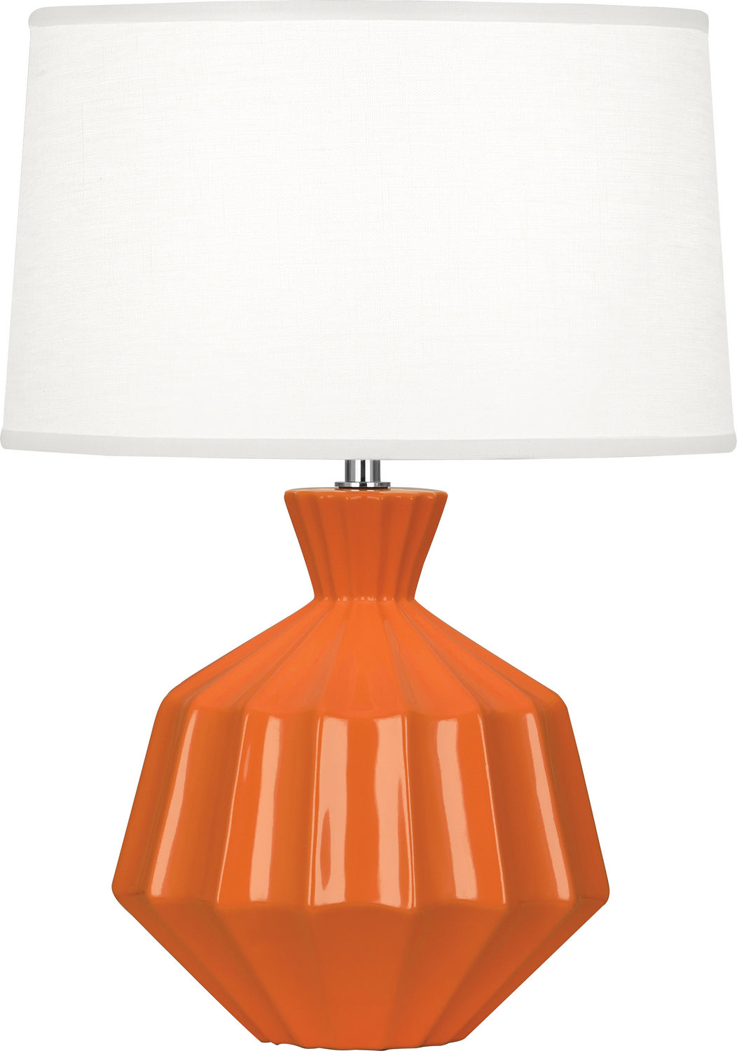 Robert Abbey - PM989 - One Light Accent Lamp - Orion - Pumpkin Glazed Ceramic