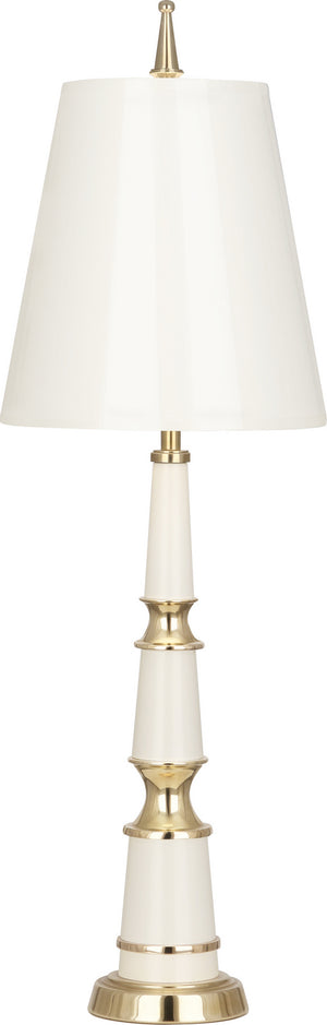 Robert Abbey - W900 - One Light Accent Lamp - Jonathan Adler Versailles - Lily Lacquered Paint w/Modern Brass