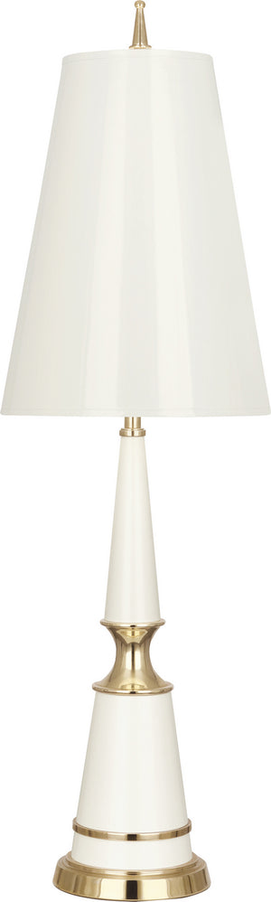 Robert Abbey - W901 - One Light Table Lamp - Jonathan Adler Versailles - Lily Lacquered Paint w/Modern Brass