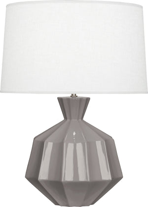 Robert Abbey - ST999 - One Light Table Lamp - Orion - Smoky Taupe Glazed Ceramic