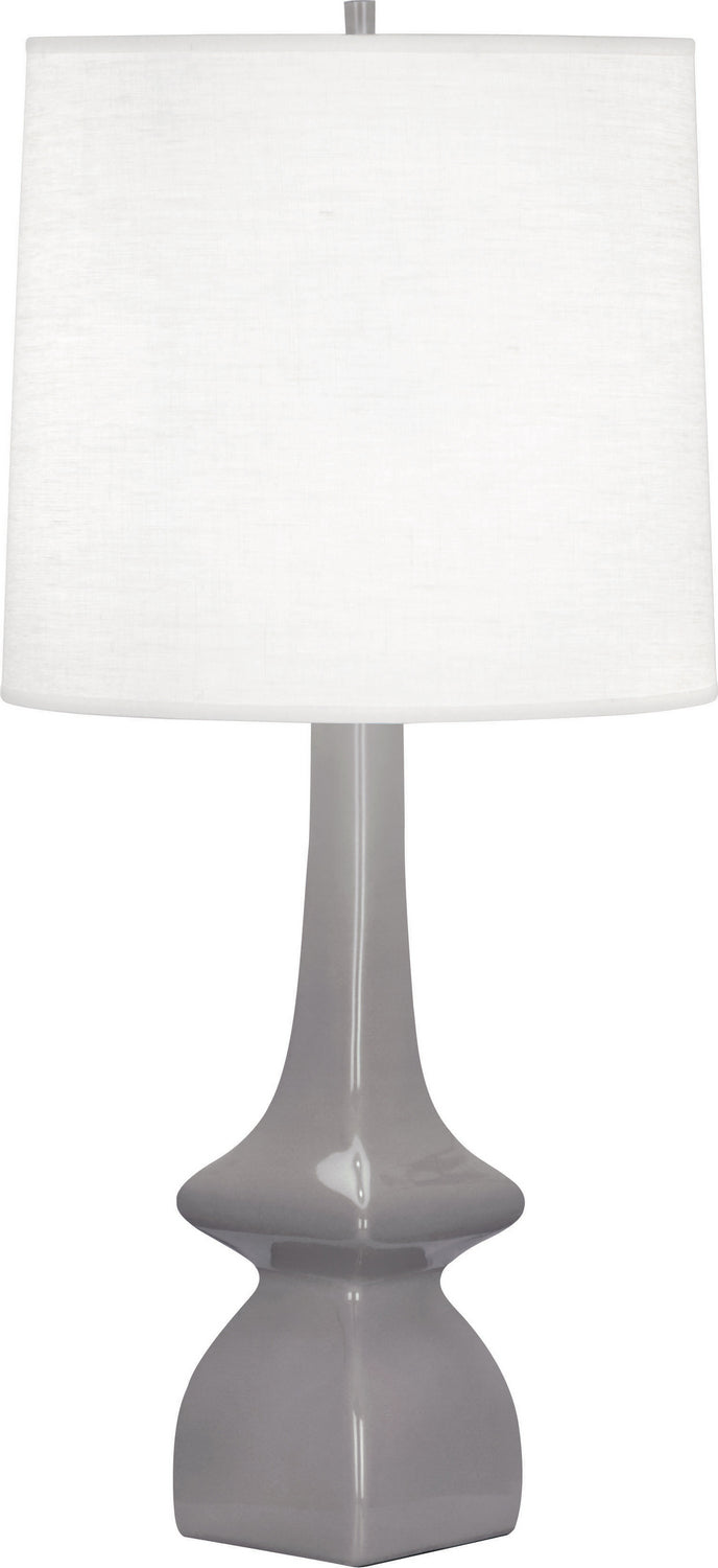 Robert Abbey - ST210 - One Light Table Lamp - Jasmine - SMOKEY TAUPE GLAZED CERAMIC