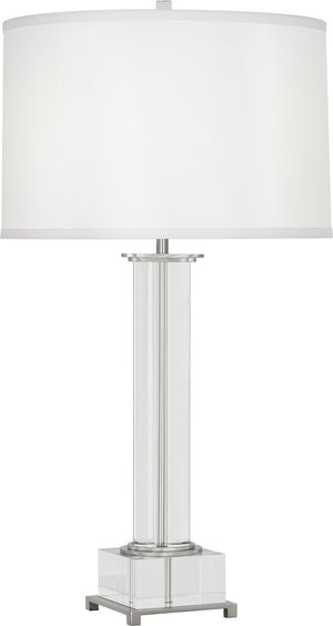 Robert Abbey - S359 - One Light Table Lamp - Williamsburg Finnie - Polished Nickel w/Clear Lead Crystal