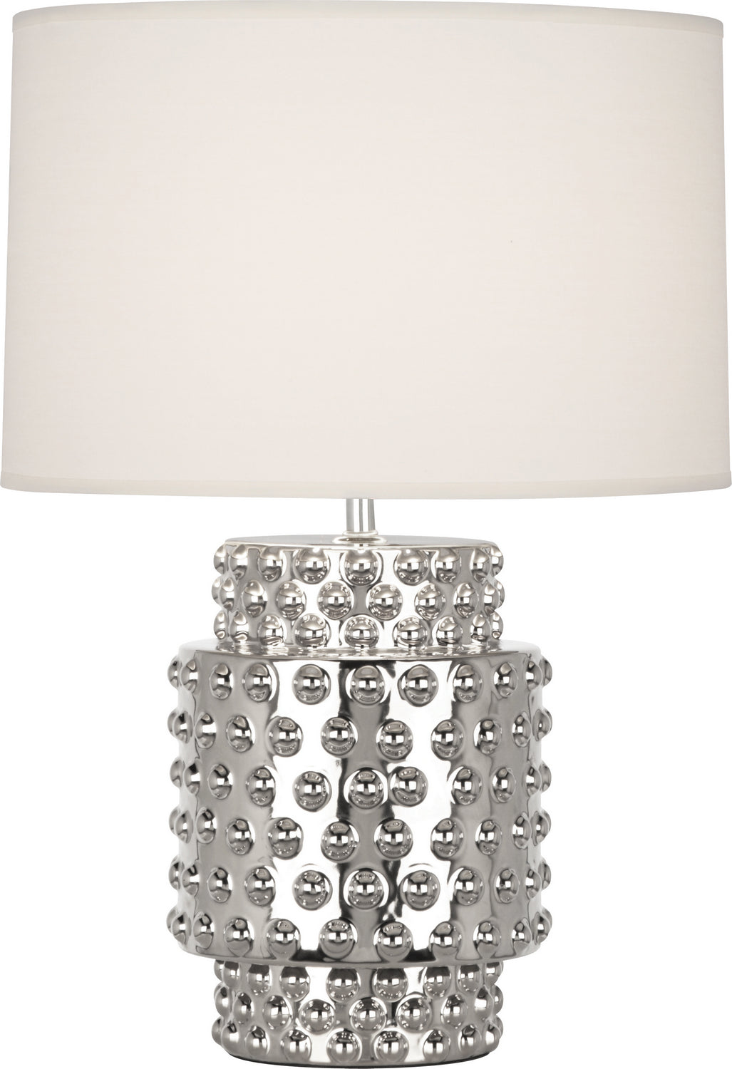 Robert Abbey - S801 - One Light Accent Lamp - Dolly - Nickel Metallic Glaze