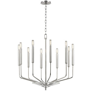 Hudson Valley - 2610-PN - Ten Light Chandelier - Gideon - Polished Nickel