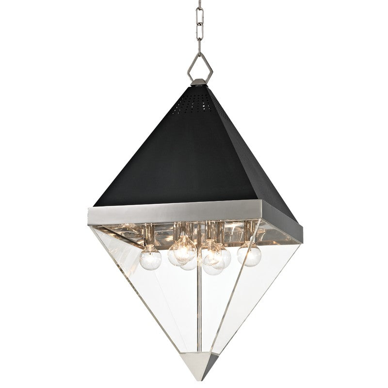 Hudson Valley - 4515-PN - Eight Light Pendant - Coltrane - Polished Nickel