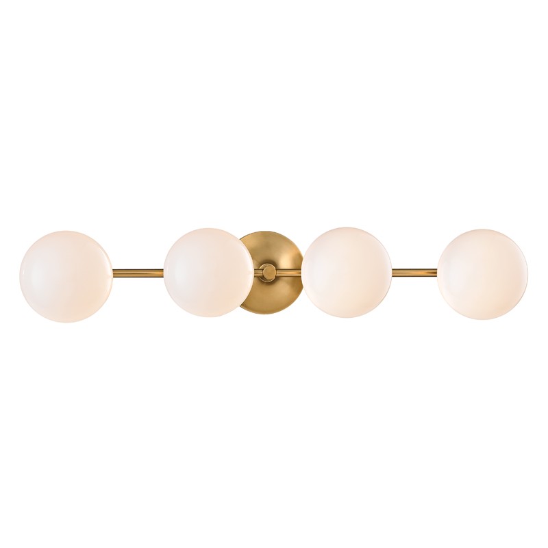 Hudson Valley - 4744-AGB - LED Bath Bracket - Fleming - Aged Brass