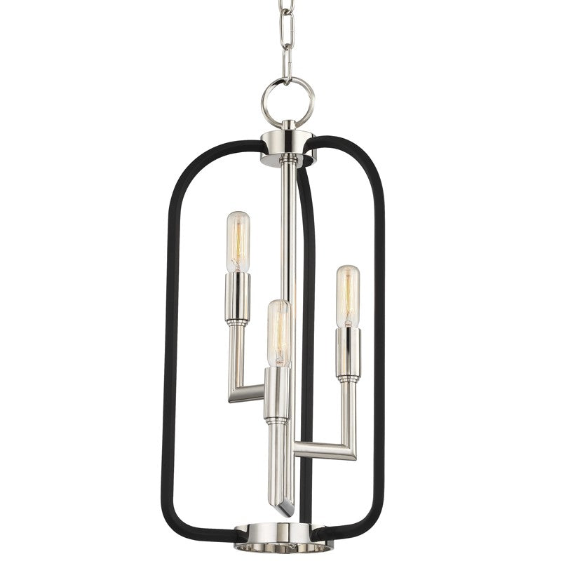 Hudson Valley - 8313-PN - Three Light Chandelier - Angler - Polished Nickel