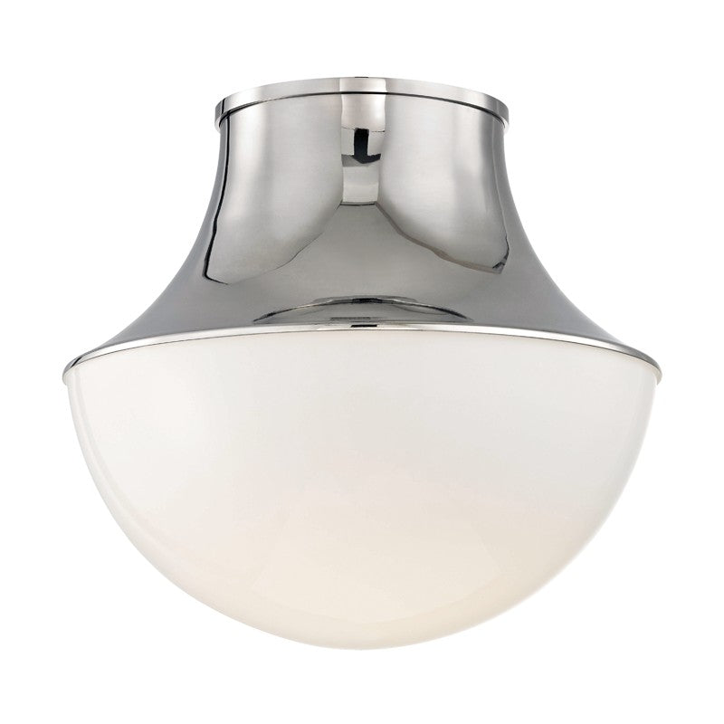 Hudson Valley - 9415-PN - One Light Flush Mount - Lettie - Polished Nickel