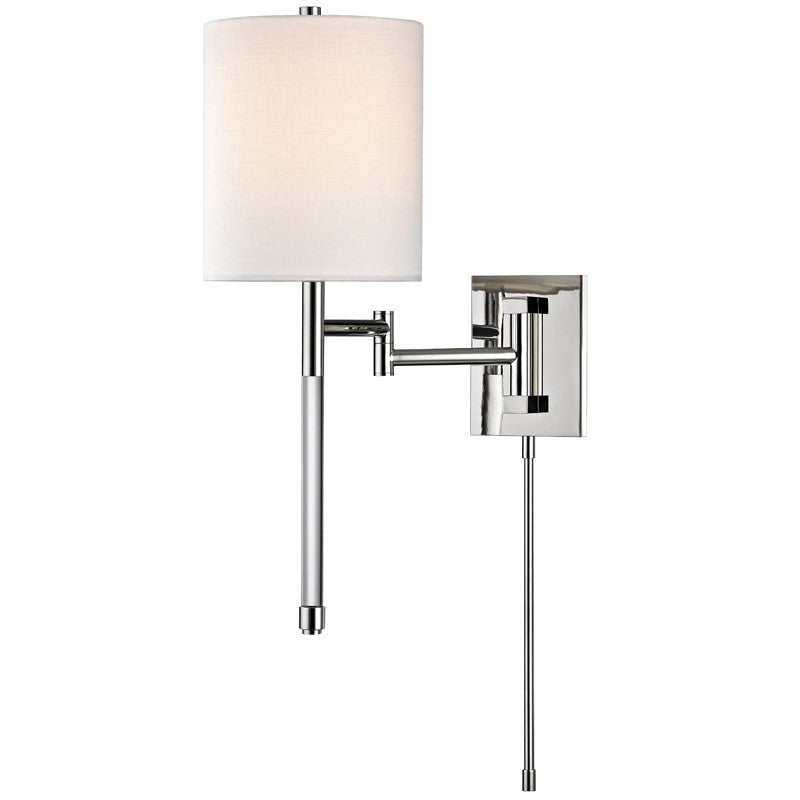 Hudson Valley - 9421-PN - One Light Wall Sconce - Englewood - Polished Nickel