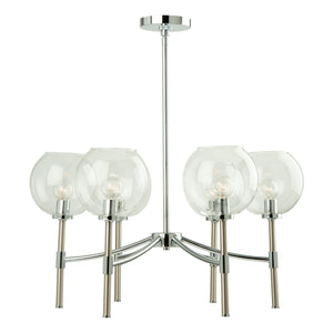 Artcraft - SC13126CB - Six Light Chandelier - Hamilton - Chrome & Brushed Nickel