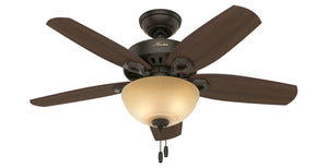 Hunter - 52218 - 42" Ceiling Fan - Builder - New Bronze