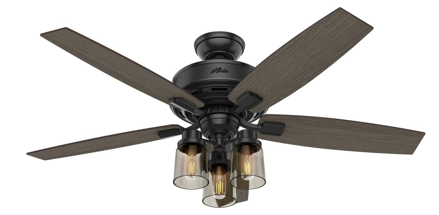 Hunter - 54189 - 52" Ceiling Fan - Bennett - Matte Black
