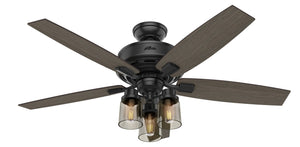 Hunter - 54189 - 52" Ceiling Fan - Bennett - Matte Black