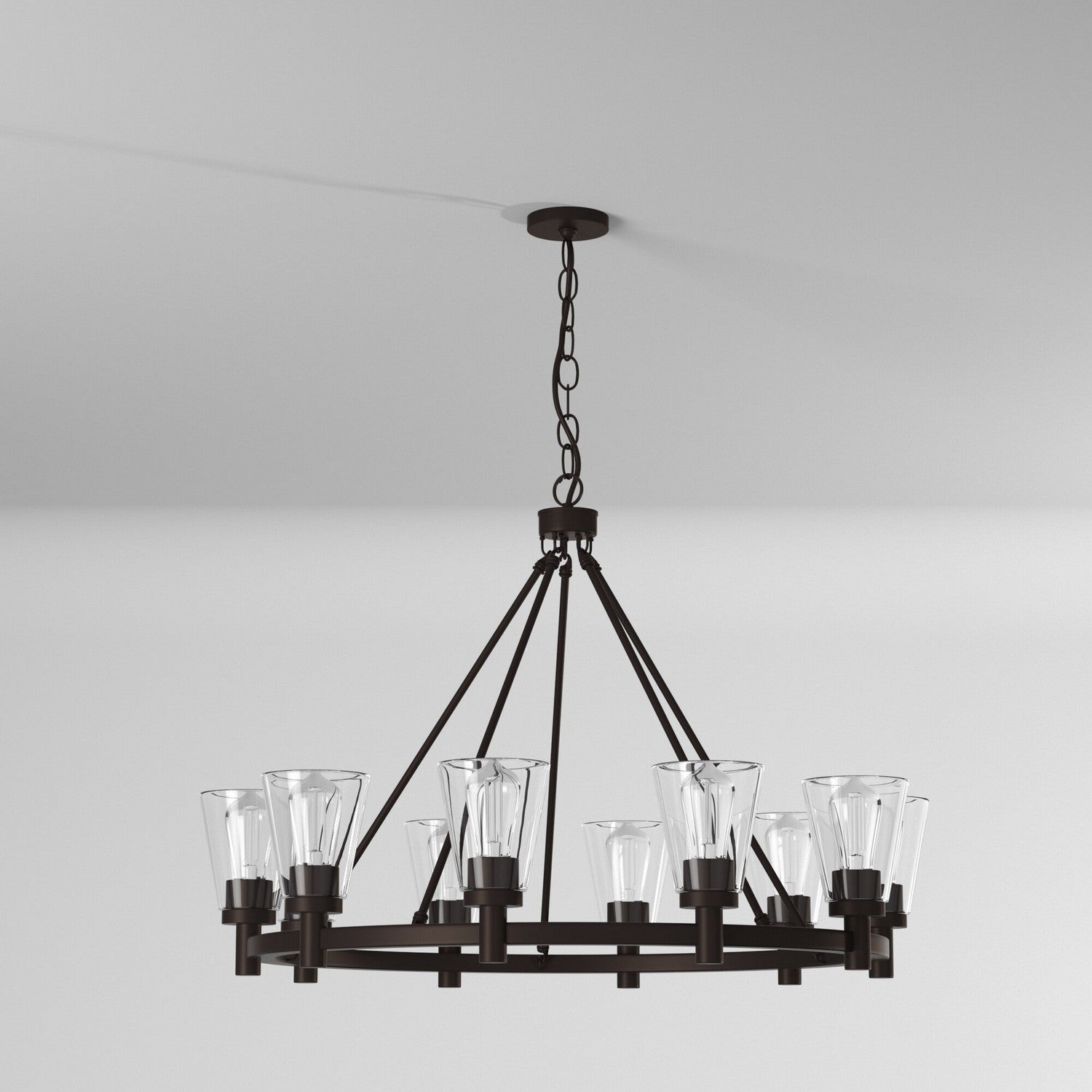 Artcraft - AC10760OB - Ten Light Chandelier - Clarence - Oil Rubbed Bronze