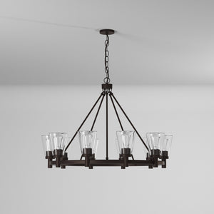 Artcraft - AC10760OB - Ten Light Chandelier - Clarence - Oil Rubbed Bronze