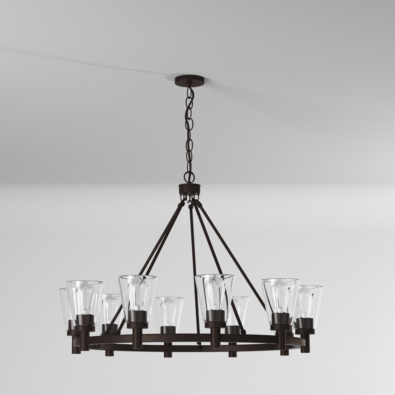 Artcraft - AC10760OB - Ten Light Chandelier - Clarence - Oil Rubbed Bronze