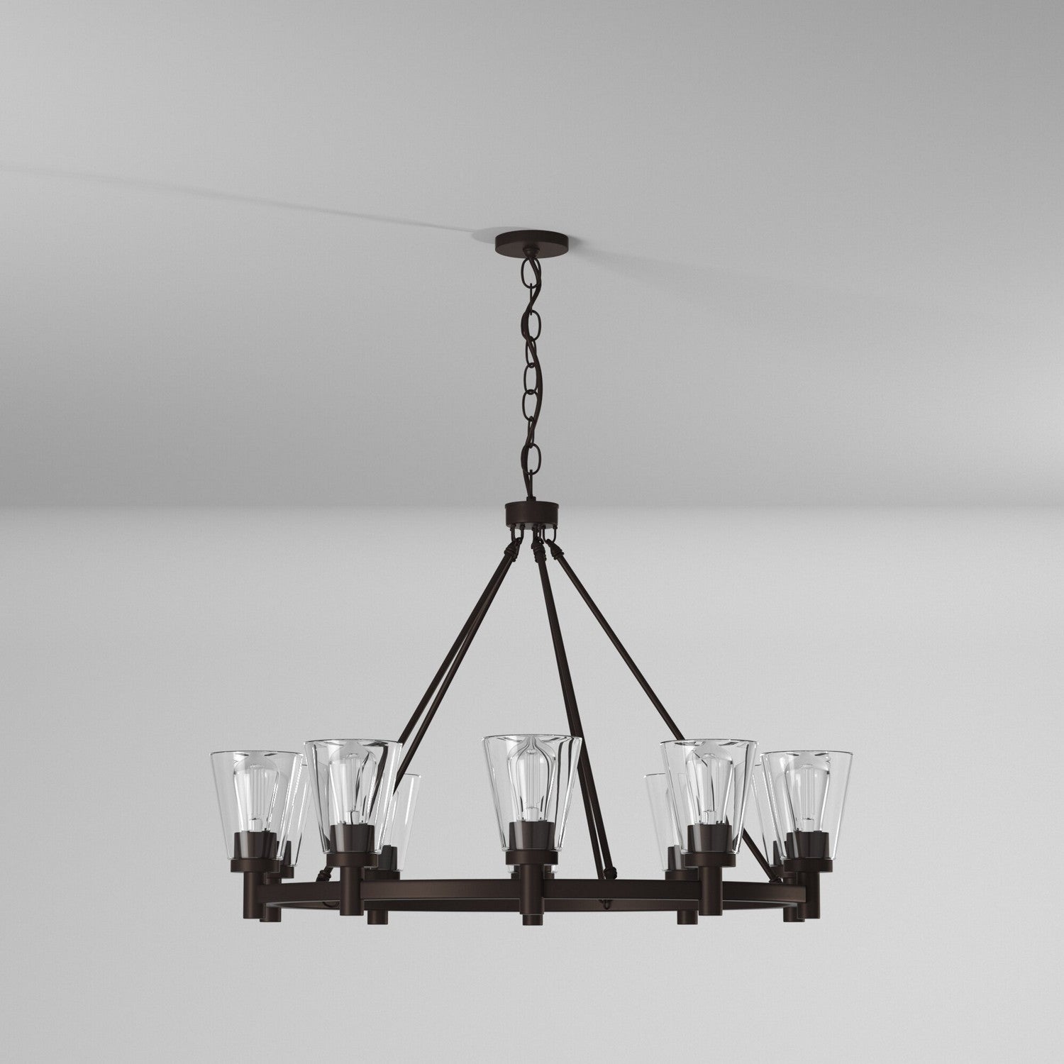 Artcraft - AC10760OB - Ten Light Chandelier - Clarence - Oil Rubbed Bronze