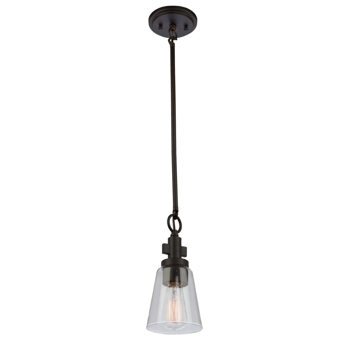 Artcraft - AC10761OB - One Light Pendant - Clarence - Oil Rubbed Bronze