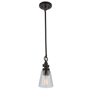 Artcraft - AC10761OB - One Light Pendant - Clarence - Oil Rubbed Bronze