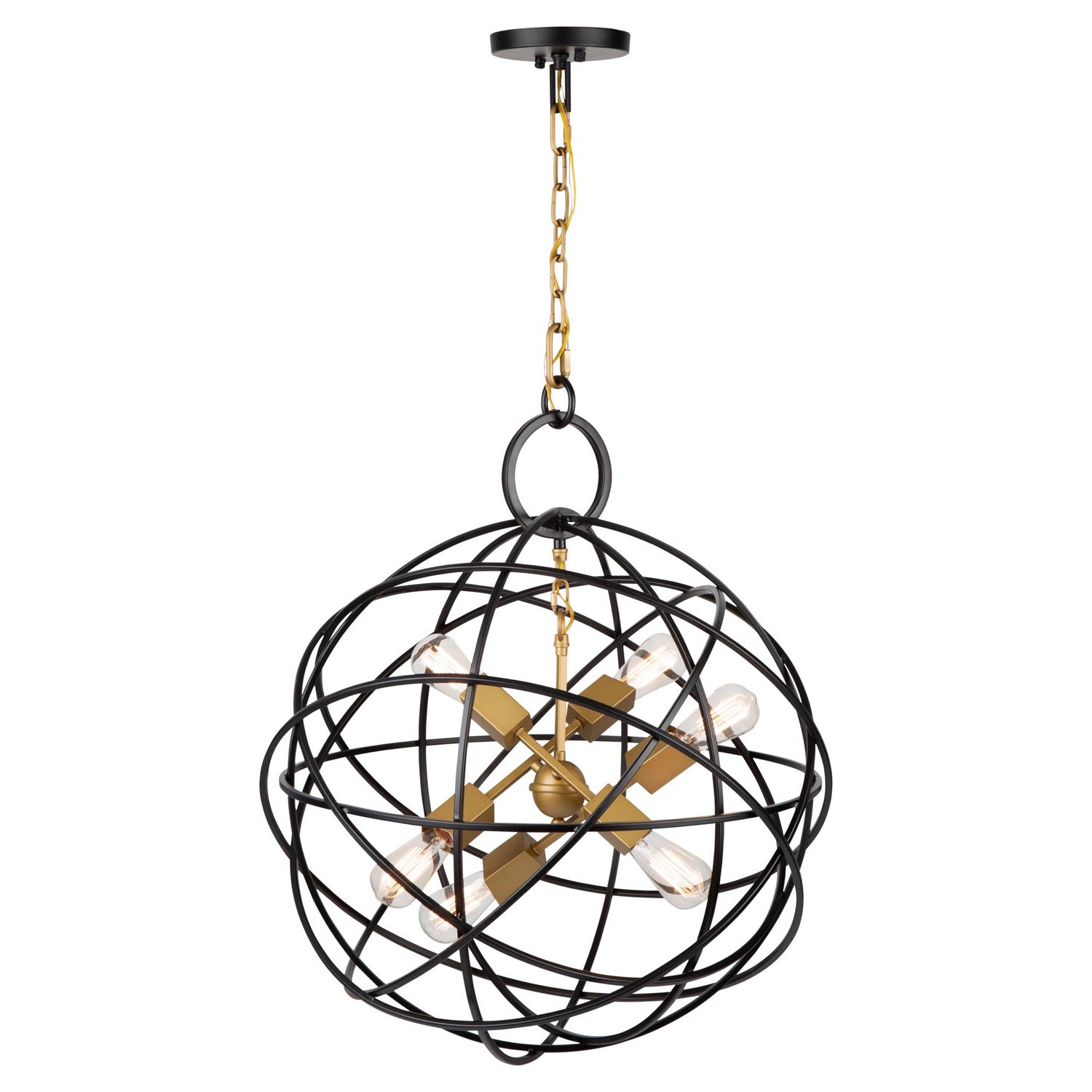 Artcraft - AC10957 - Seven Light Chandelier - Orbit - Oil Rubbed Bronze