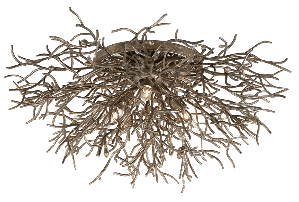 Troy Lighting - C6090-VZ - Three Light Flush Mount - Sierra - Distressed Bronze